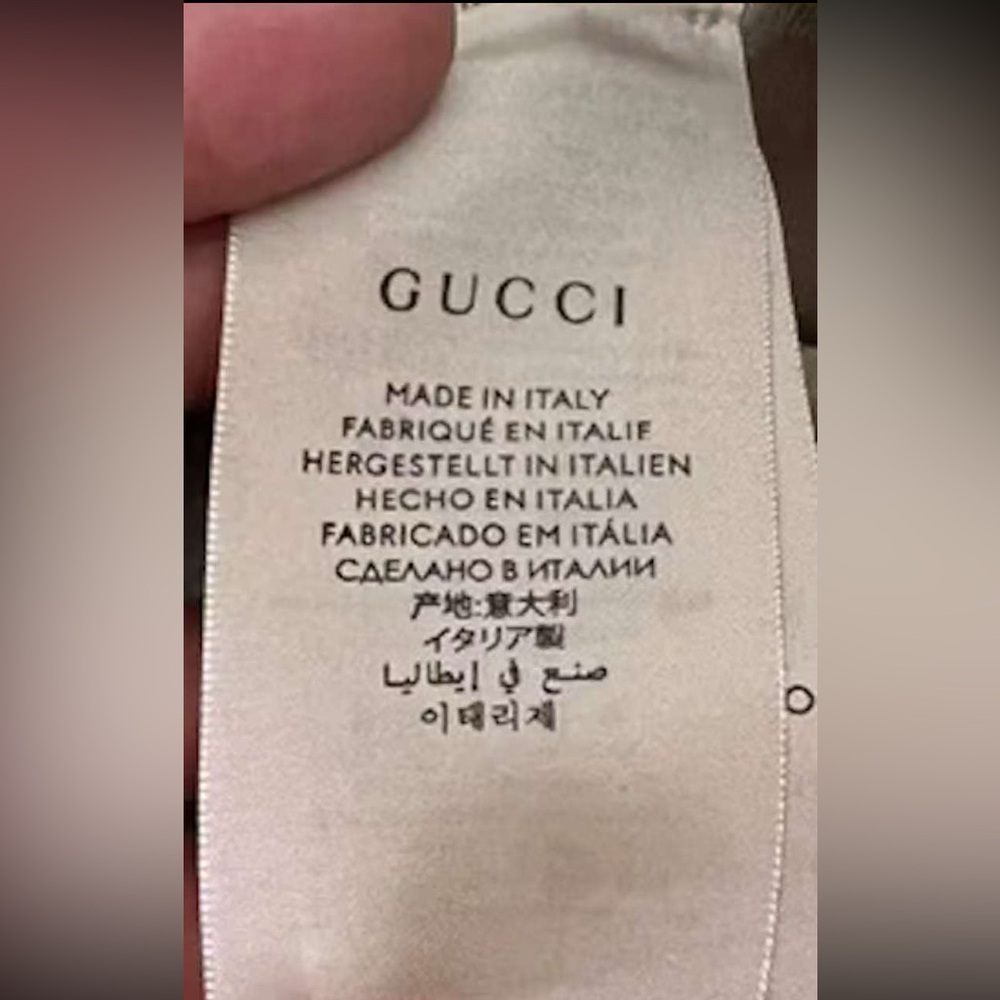 Gucci Beige GG Monogram Bucket Hat Wide Large Brim Jacquard Canvas Sun Beach - Picture 14 of 16